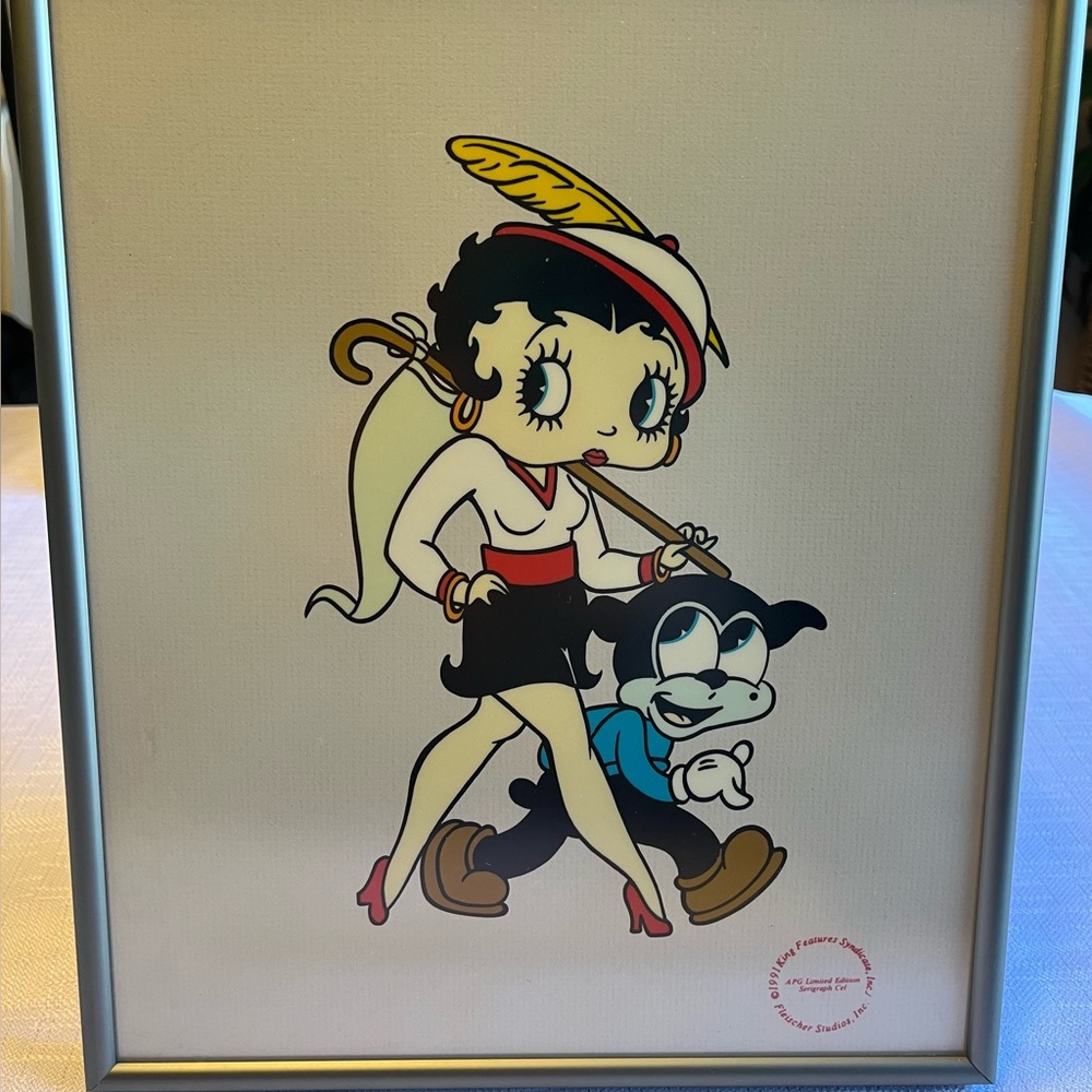 1991 Betty Boop “On Parade” Serigraph cel limited
Edition